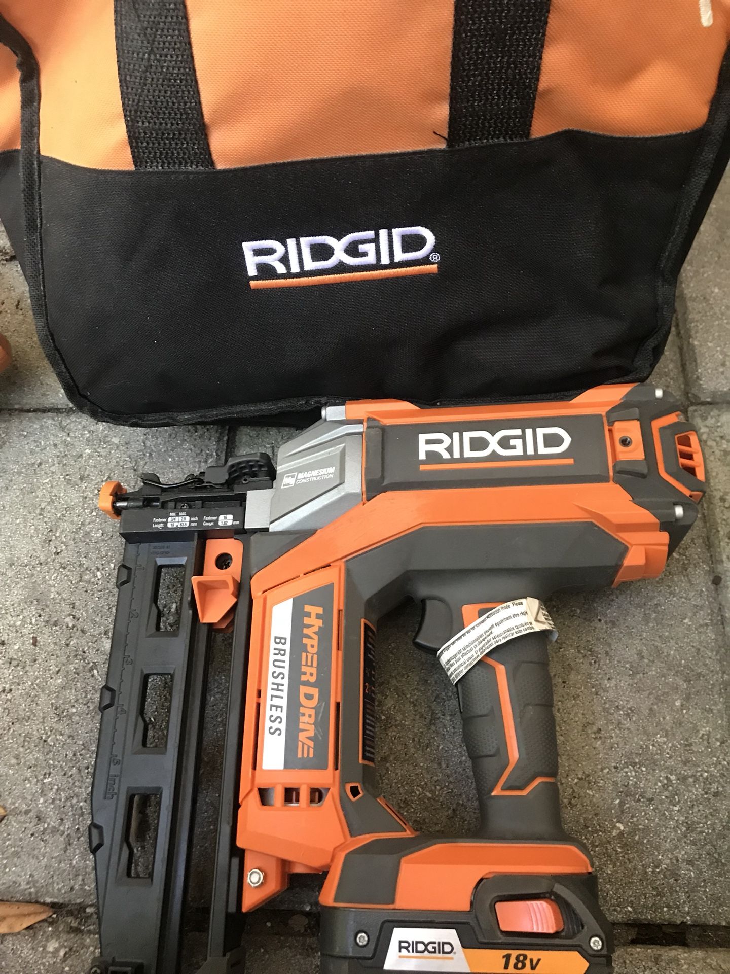 Ridgid hyper drive 18v