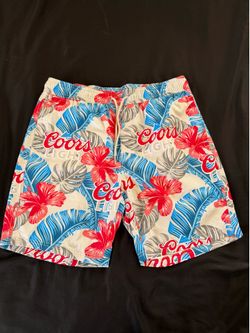 Coors light swim trunks, size medium men