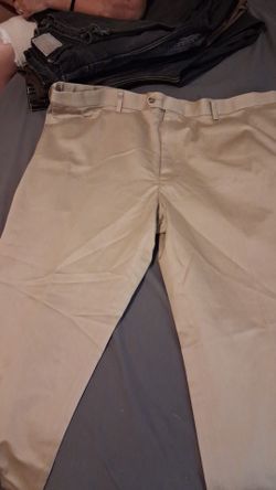 Mens tan colored pants size 44x30