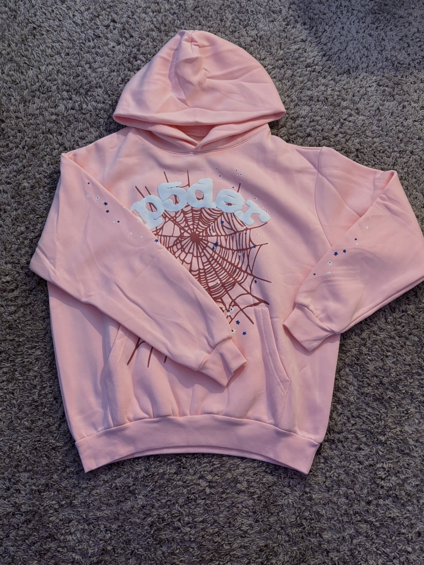 Pink Og Web Sp5der Hoodie