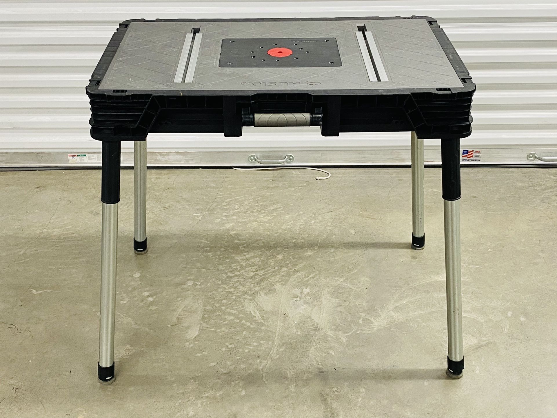 Husky Portable Jobsite Workbench 1.8 ft. x 3 ft.