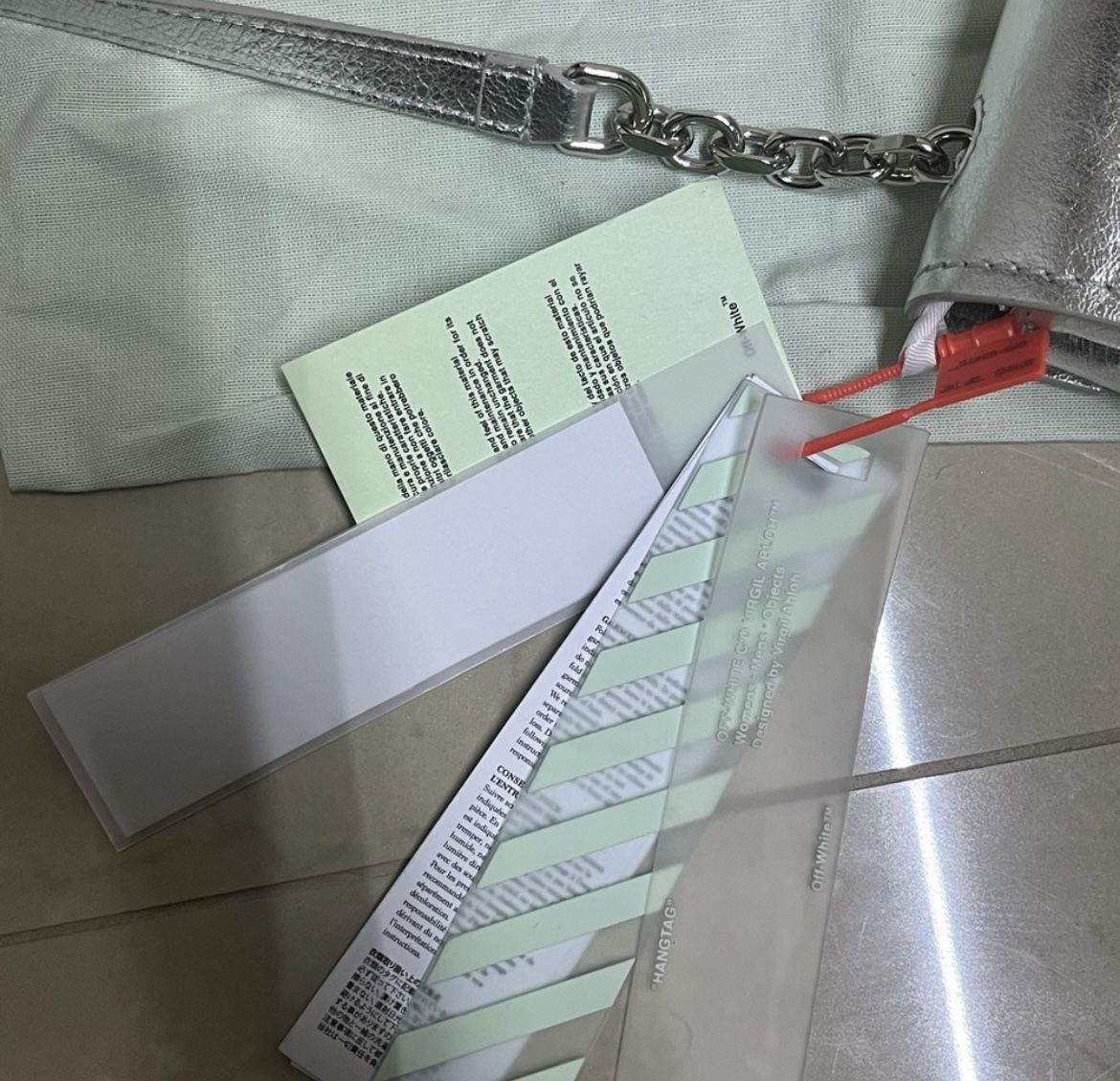 Off-White Binder Clip Bag for Sale in San Diego, CA - OfferUp