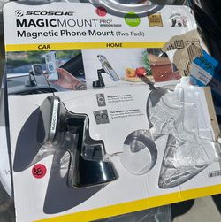 Cell phone hands-free mount for car