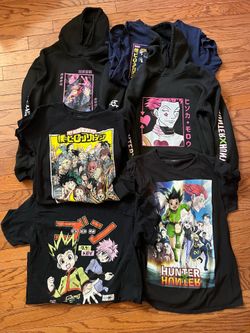 Anime Lot: 2 Hoodies & 4 Shirts size s/m