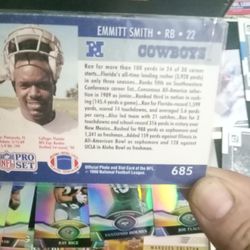  Football & Baseball Cards. Asking $245 For All. Emitt Smith $45 For It.