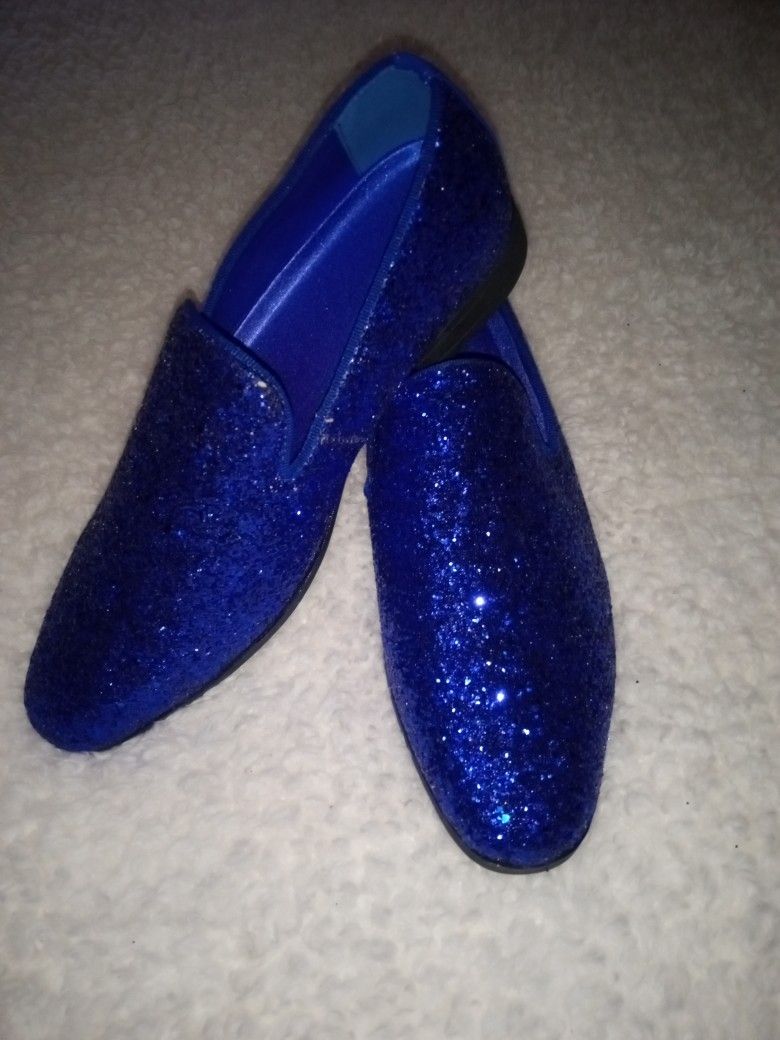 Royal Blue 9 1/2 Dress Shoe