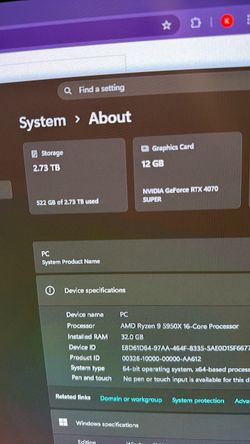 Asus pro art Nvidia 4070 super