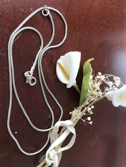 Silver necklace
