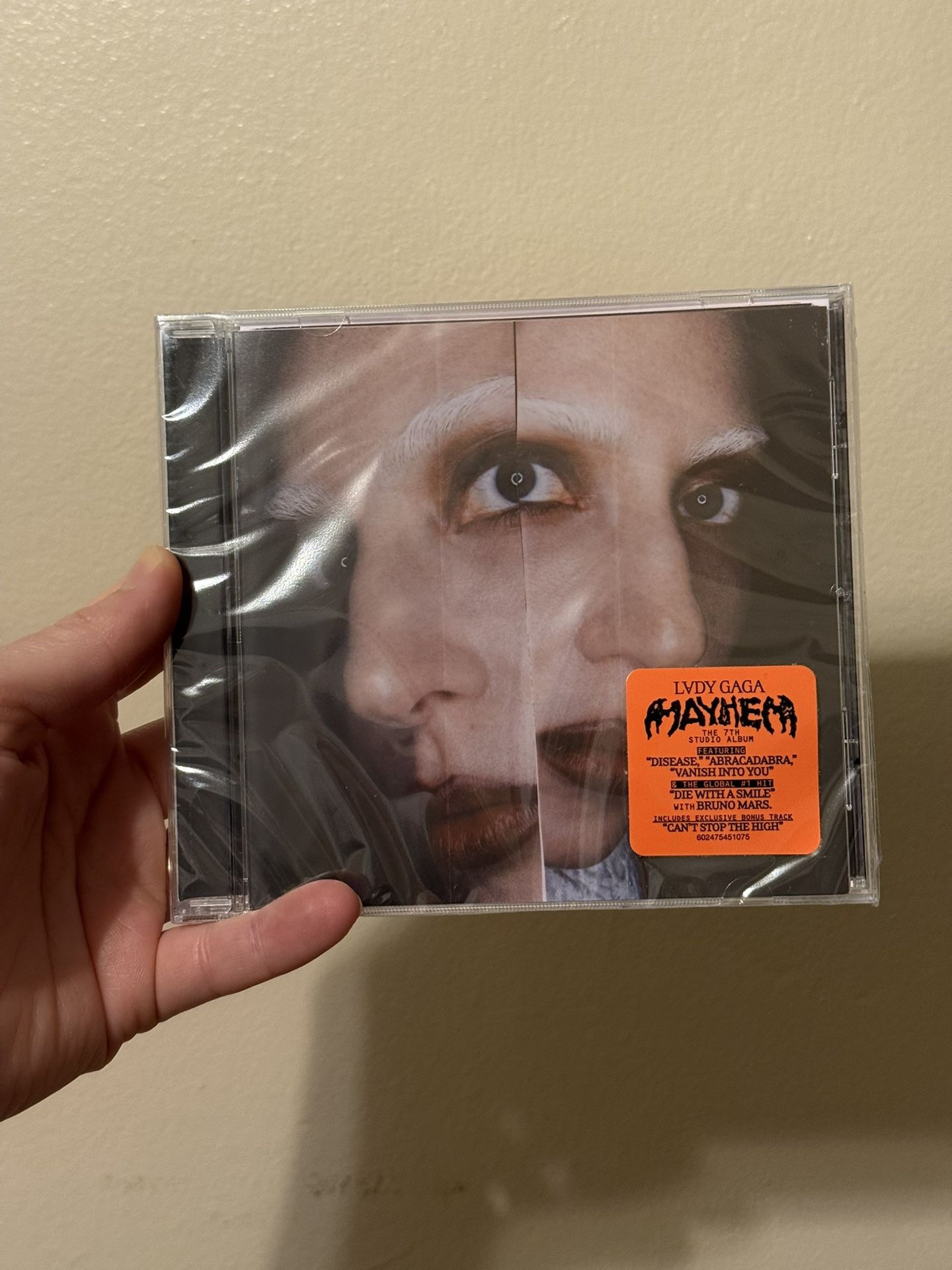 Lady Gaga MAYHEM 002 Gray CD with Exclusive Cover and Exclusive Track (Signed)