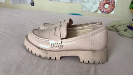 Pink platformed shoes