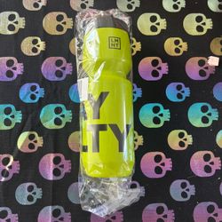LIMIT Electrolytes Stay Salty Neon Green Water Bottle