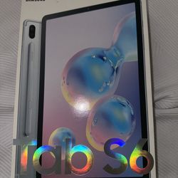 Samsung Galaxy Tablet S6 128gb Comes With Pen And Keyboard Cover New Sealed 