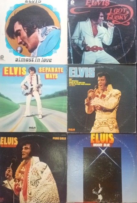 Six Pack of 12" Elvis