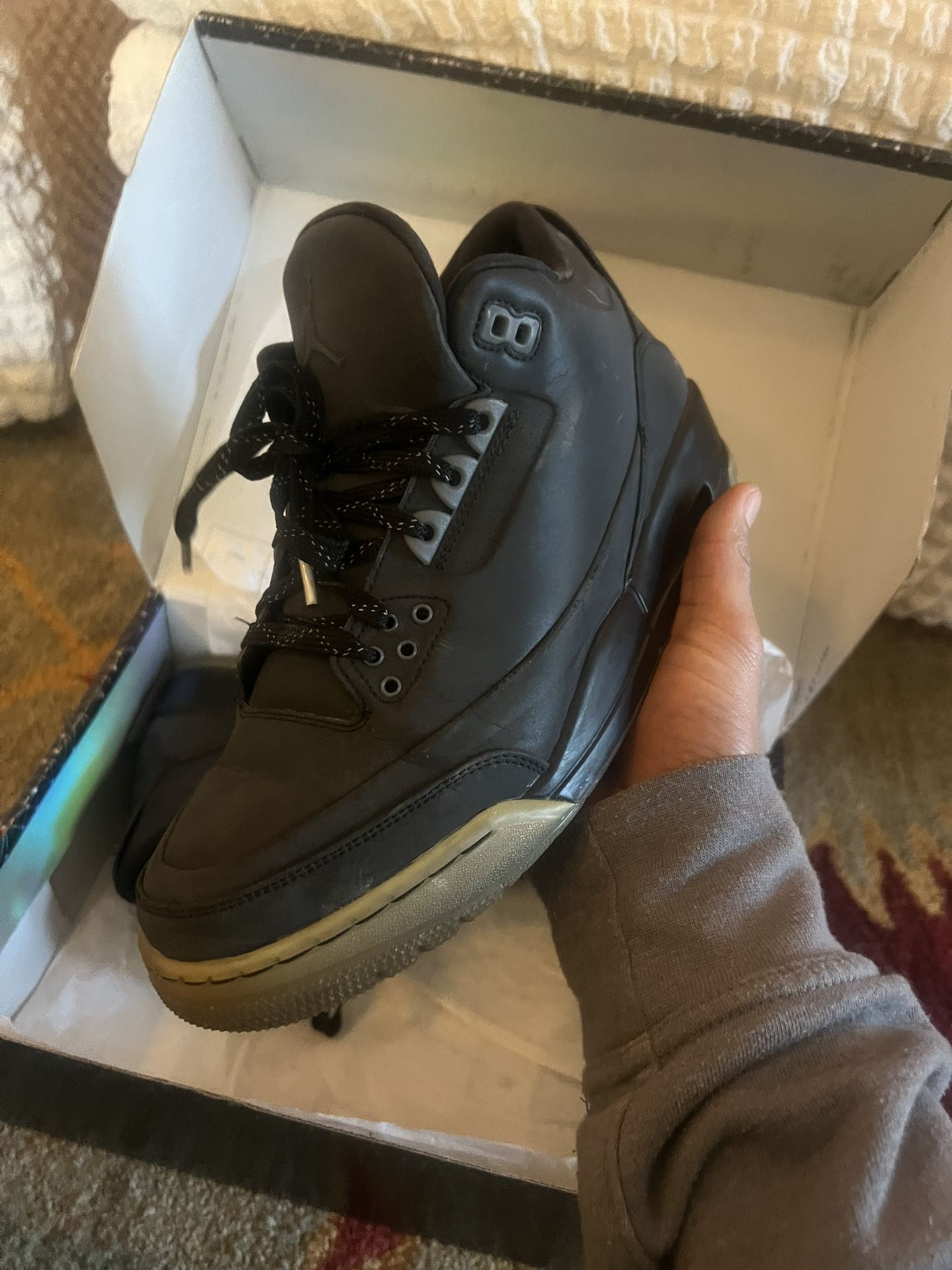 Jordan 3 Retro 5Lab3 Black (2014) Sz9