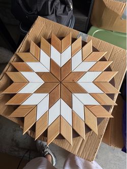 Wall hanging wood decor