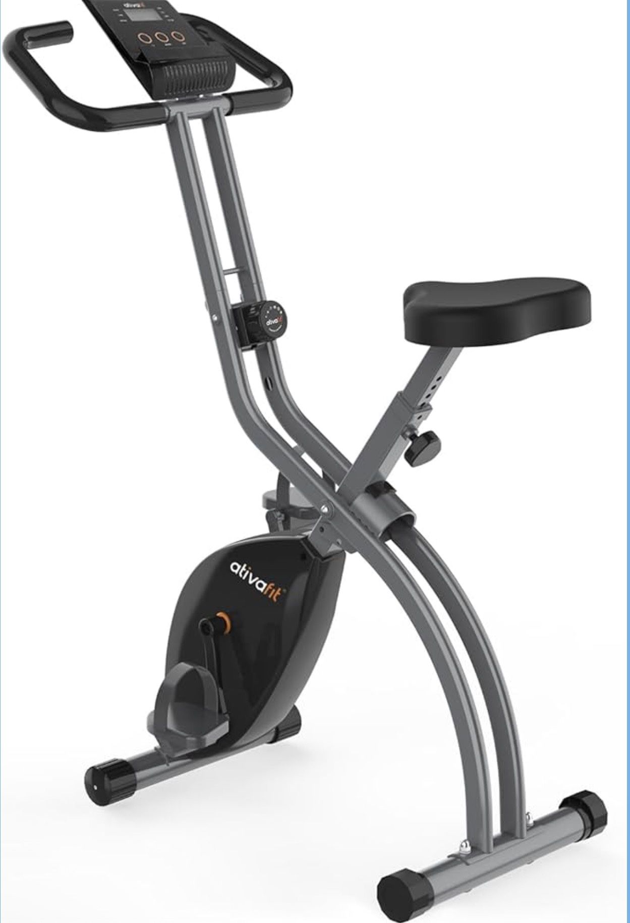 ATIVAFIT Exercise Bike Foldable Fitness Bike Magnetic Foldable
