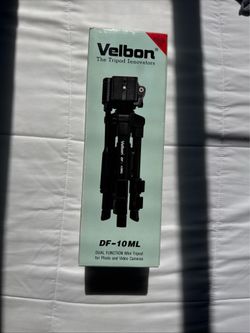 Velbon DF-10ML Mini Tripod Pan/Tilt Head, Quick Release, Flip Lock