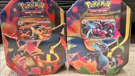 Pokemon mega charizard tin