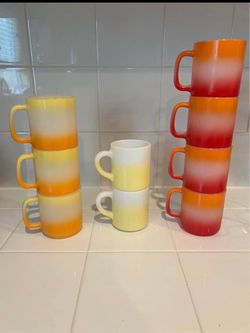 Vintage Hazel Atlas Coffee Mugs Lot