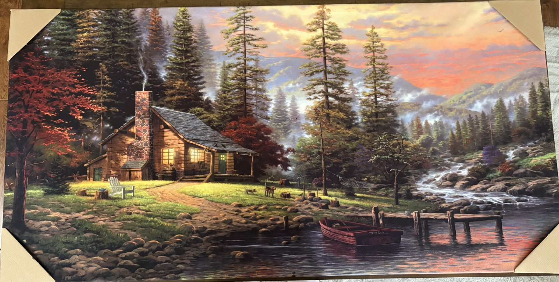 Cabin Painting