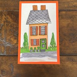 Hand Painted Card