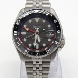 Seiko 5 Sports SSK019 SKX Sports GMT Series Steel Bracelet Men's Watch 4R34-00F0
