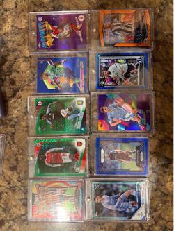 Soccer 9 numbered cards lot