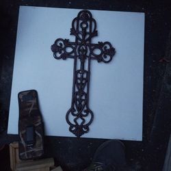 Large Metal Cross