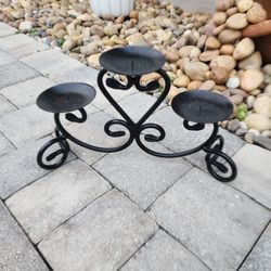 Black Candle Holder 