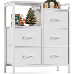 5 Drawer Fabric Dresser 