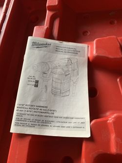 Milwaukee rotary hammer case