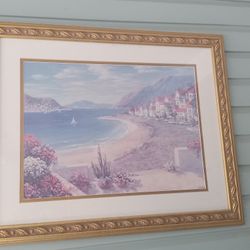 Mediterranean Scene Print