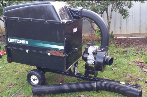 Craftsman Tow Behind Chipper Shredder Vacuum Trailer for Sale in Salem
