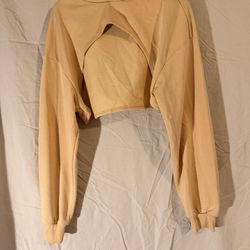 Shein Cropped Hoodie, Medium 