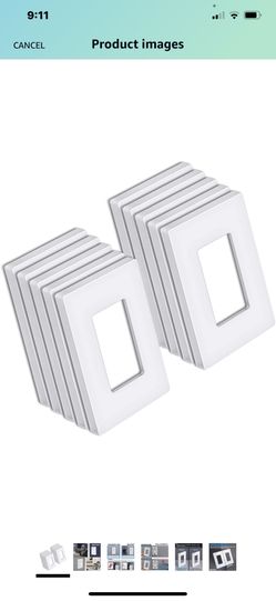 Bestten Gang Standard Size Screw less Wall Plate