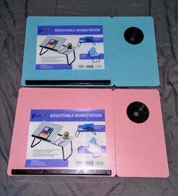 NEW portable adjustable workstation for laptop, phone & tablet