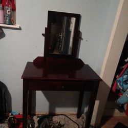 Vanity With Matching Stool 