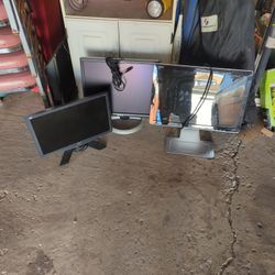 Lot of 3 Monitors For Sale