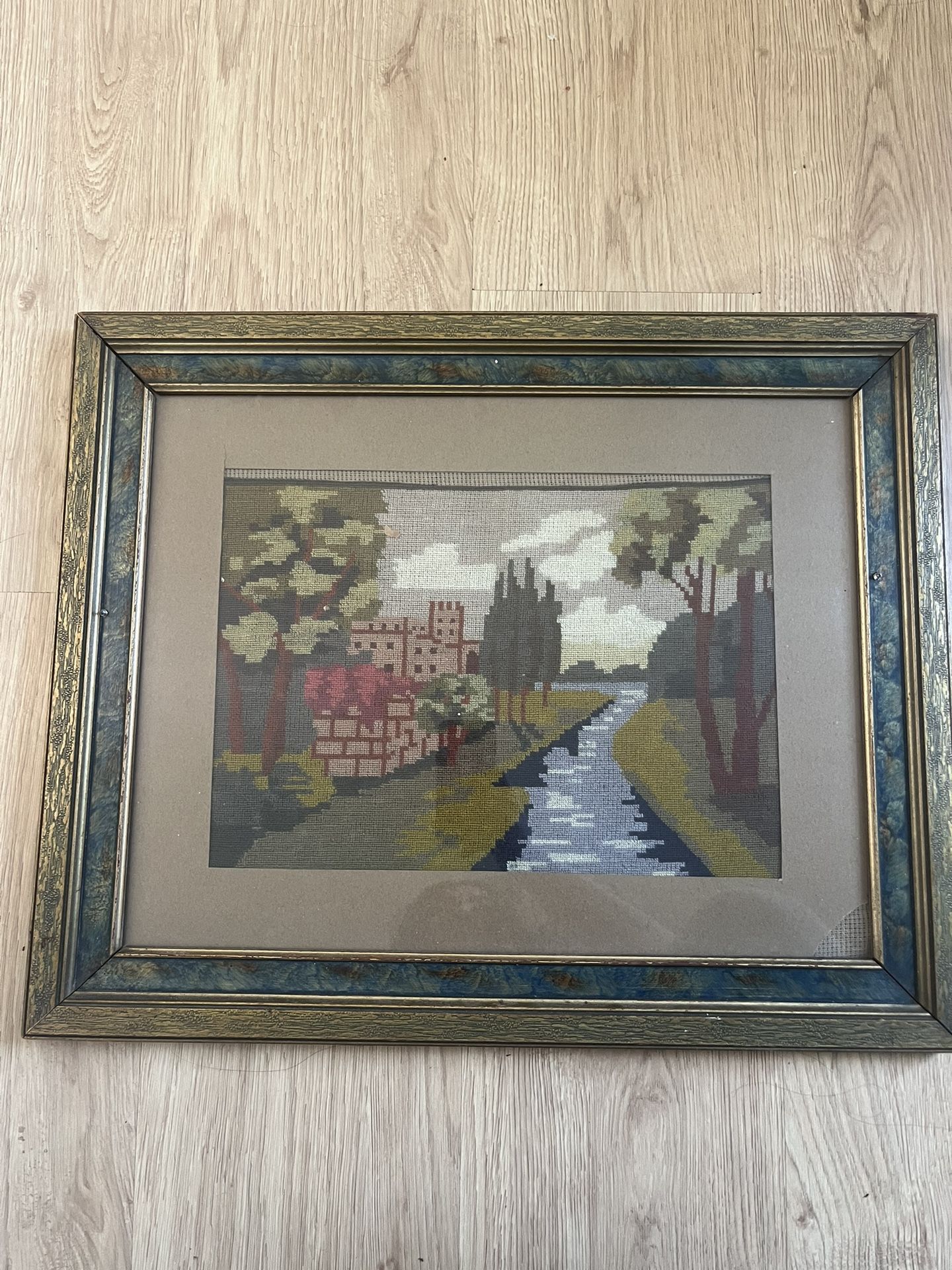 Old Embroidered Picture