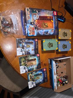Four LEGO Harry Potter sets - 1 sealed 3 open/used - READ DESCRIPTION