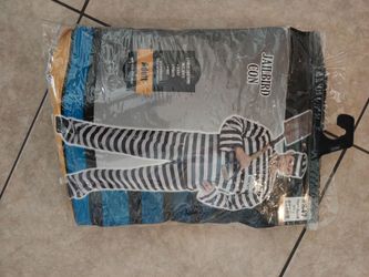 Men's L jailbird costume