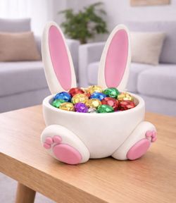 Easter bunny candy holder