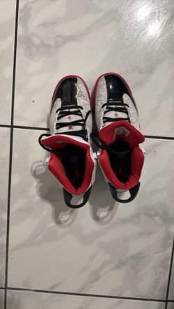 Jordan dub zero white varsity red