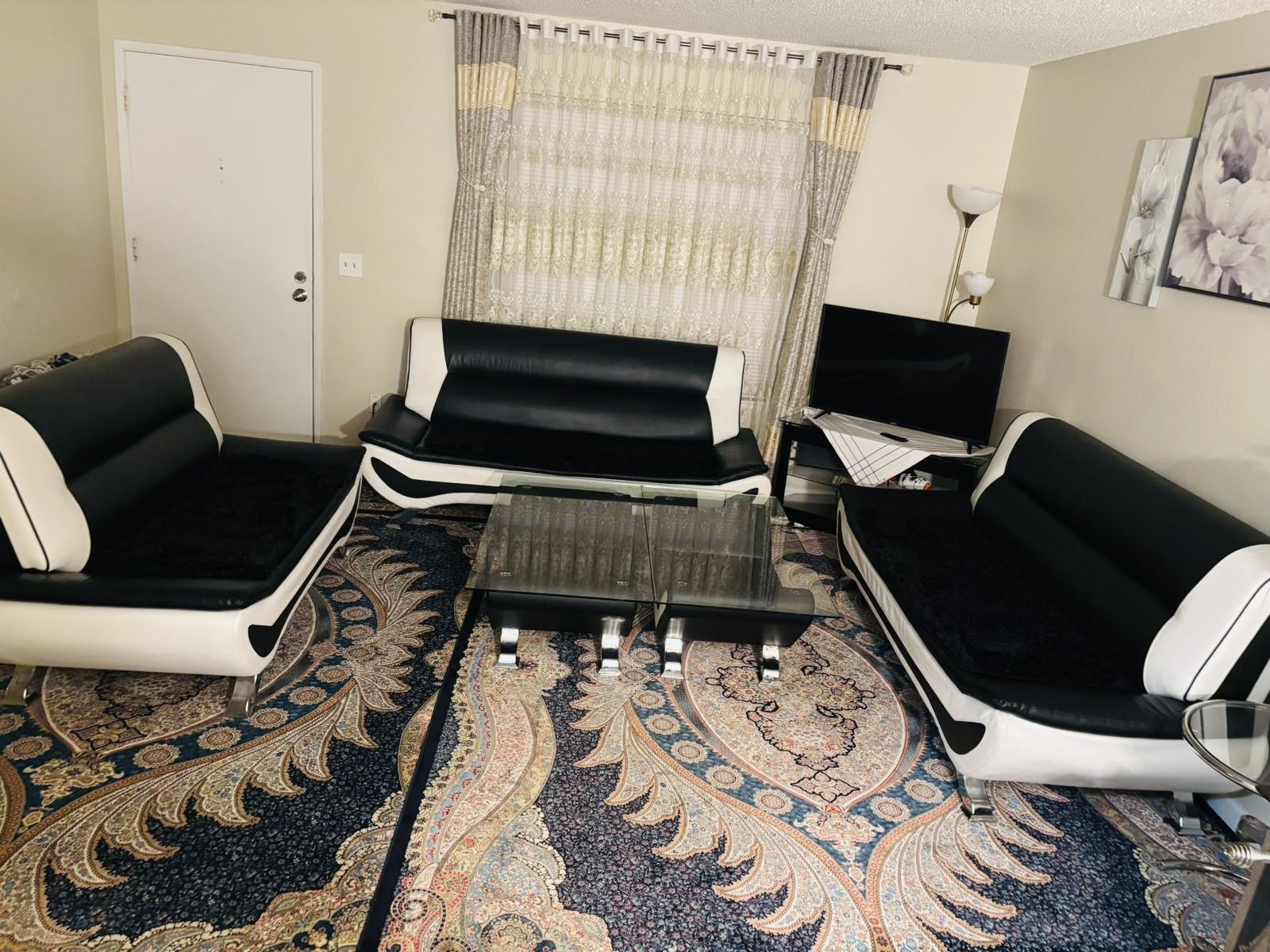 Three Couches With Two Tables