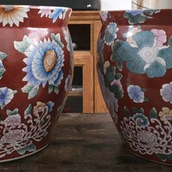 Chinese Koi Fish Bowl Pots