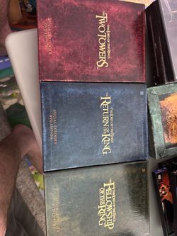 Lord of the Rings & Hobbit Extended Edition DVD Mega Lot 6 Box Sets Complete