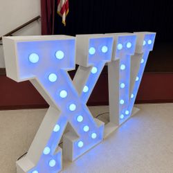 Marquee Letters And Numbers