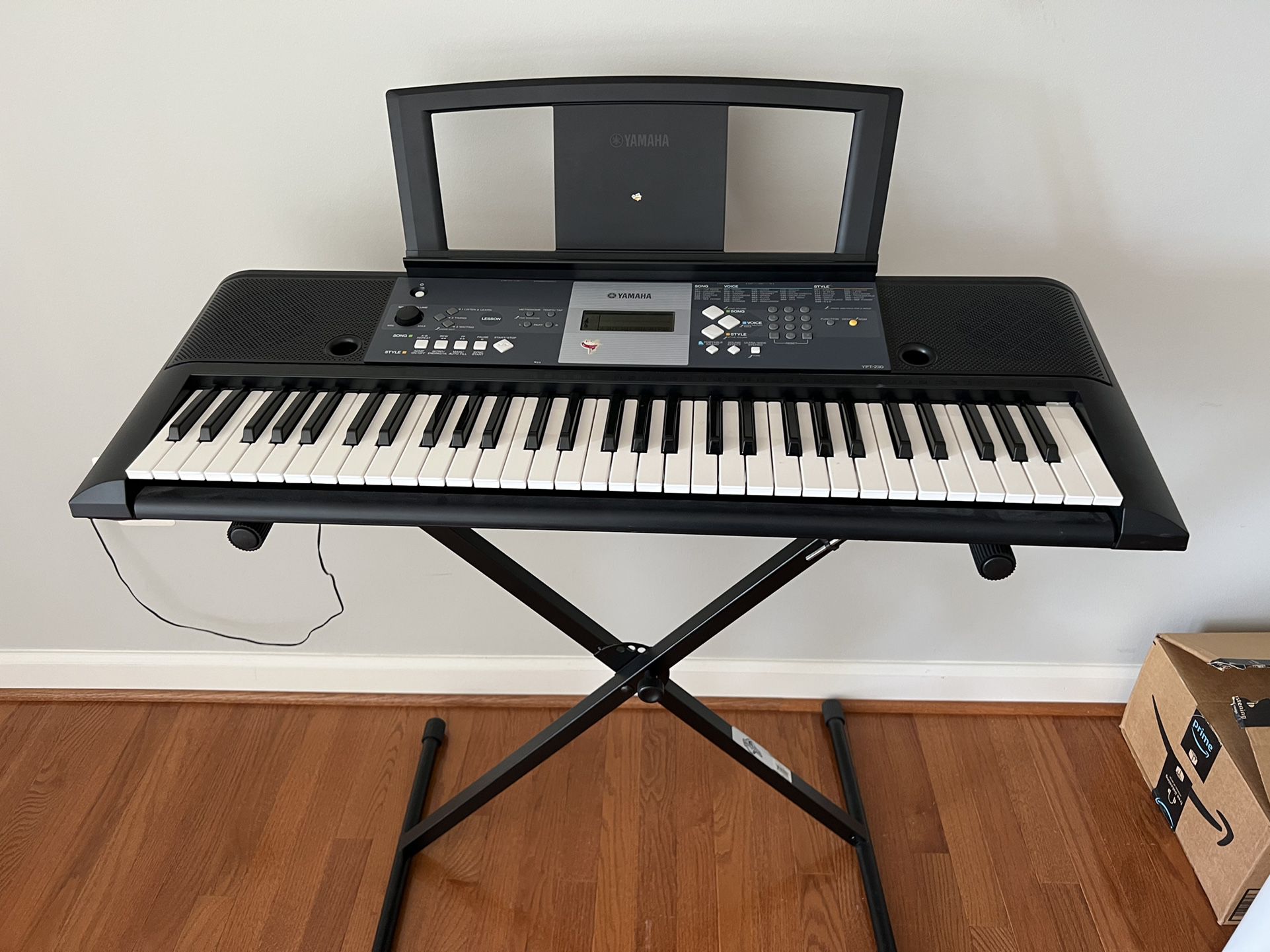 Yamaha 61 Key piano YPT-230 With Stand
