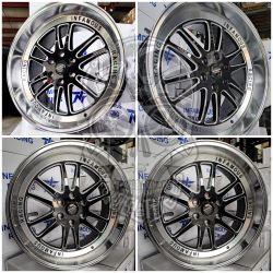 6x5.5/6x139.7 22x9 front 22x11 rears light weight wheels Infamous Racing wheels