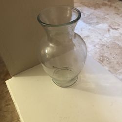 Large Glass Flower Vase